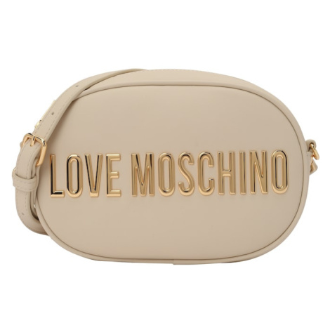 Love Moschino Taška cez rameno 'BOLD LOVE'  slonová kosť / zlatá