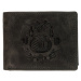 HL Luxusná pánska kožená peňaženka BEER - čierna