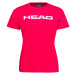 Dámské tričko Head Club Basic T-Shirt Women Magenta M