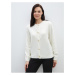 LC Waikiki Crew Neck Plain Long Sleeve Women's Knitwear Cardigan