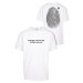 Oversize fingerprint t-shirt white