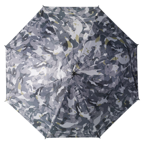 Maskovací poľovnícky dáždnik Woodland sivý SOLOGNAC
