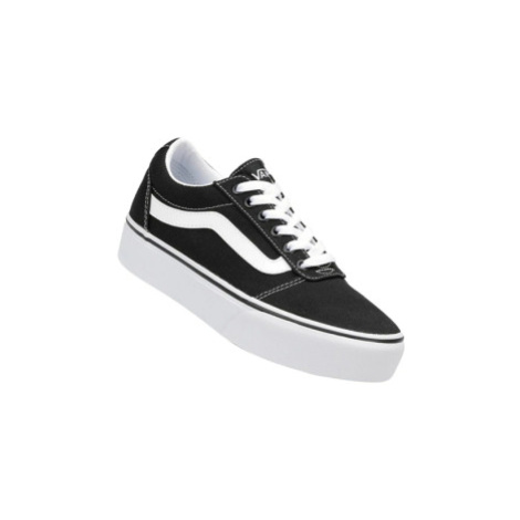 Chlapčenská rekreačná obuv VANS WM Ward Platform (Canvas) black white