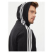 Adidas Mikina Essentials French Terry 3-Stripes Full-Zip Hoodie IC0433 Čierna Regular Fit