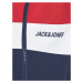 Jack & Jones Junior Prechodná bunda 'Rush'  tmavomodrá / červená / biela