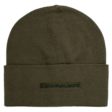 Calvin Klein Jeans  INST EMBRO BEANIE K50K512452  Čiapky Zelená