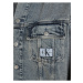 Modrá dámska džínsová bunda Calvin Klein Jeans Boxy Denim Jacket