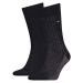 Tommy Hilfiger Ponožky - TH MEN SOCK 2P BIRDEYE JACQUARD čierne