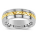 Snubný oceľový prsteň pre mužov a ženy KMR10006