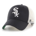 Čiapka 47brand MLB Chicago White Sox čierna farba, s nášivkou, B-BRANS06CTP-BK