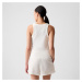 GAP Modal Rib Halter New Off White