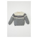 DEFACTO Baby Boy Crew Neck Striped Sweater