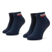 Levi's® Súprava 2 párov kotníkových ponožiek unisex 37157-0147 Tmavomodrá