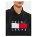 Tommy Jeans Sveter Center Flag DW0DW18528 Čierna Relaxed Fit