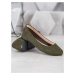 BEST SHOES SUEDE BALERINS shades of green