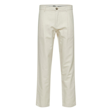Selected Homme Chino nohavice 16089420 Sivá Slim Tapered Fit