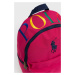 Detský ruksak Polo Ralph Lauren ružová farba, veľký, s nášivkou