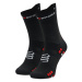 Compressport Ponožky Vysoké Unisex Pro Racing Socks V4.0 Run High XU00046B_906 Čierna