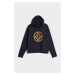 MIKINA GANT D2. ROPE ICON HOODIE EVENING BLUE