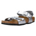 Birkenstock  RIO KIDS BF ELECTRIC  Sandále Strieborná