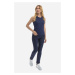 Tričko La Martina Woman Tank Top Rib 1X1 Wo Lycr Navy