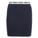 Tommy Jeans Sukňa - TJW LOGO WAISTBAND HWK SKIRT modrá