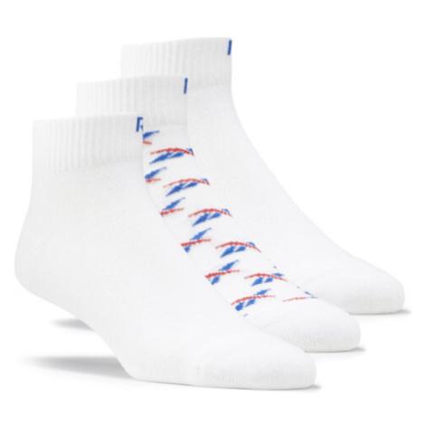 Reebok Ponožky Kotníkové Unisex Classics Ankle Socks 3 Pairs GD1030 Biela