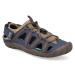 Barefoot dětské sandály Freet - Zennor Junior Brown/Blue modré