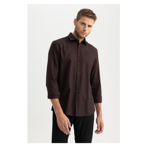 DEFACTO Modern Fit Flannel Long Sleeve Shirt