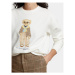 Polo Ralph Lauren Mikina Prv Bear Cn 211924298001 Biela Relaxed Fit