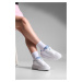 Marjin Women's Sneaker High Sole Lace Up Sneakers Akisa Blue