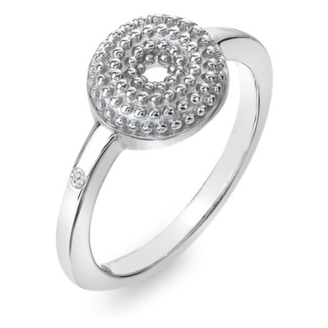 Hot Diamonds Krásny strieborný prsteň s diamantom Forever DR246 58 mm