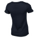 Tommy Hilfiger SLIM ROUND-NK TOP SS Dámske tričko, tmavo modrá, veľkosť