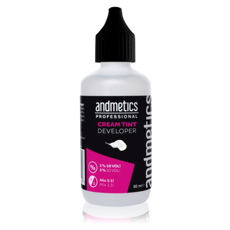 andmetics Professional Tint Developer Cream krémová aktivačná emulzia 3 % 10 vol.