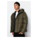 Trendyol Khaki Oversize Windproof Puffer Winter Jacket