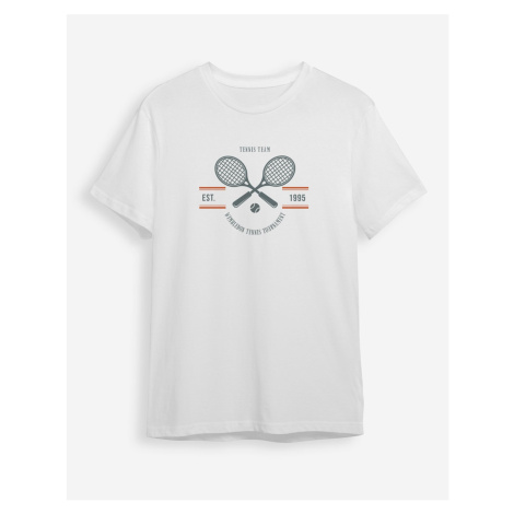 Trendyol White Tennis Themed Regular/Normal Cut T-shirt