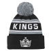 Los Angeles Kings detská zimná čiapka Jacquard Cuffed Knit With Pom