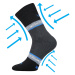 VOXX kompresné ponožky Fixan black 1 pár 102951