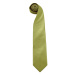 Premier Workwear Kravata s jemným vzorom - Trávovo zelená
