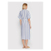 Vero Moda Košeľové šaty Jena 10260258 Modrá Regular Fit