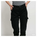 Kalhoty Urban Classics Ladies High Waist Cargo Pants Black