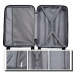 Čierny prémiový plastový kufor s TSA zámkom &quot;Majesty&quot; - veľ. M, L, XL
