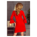 Červené dámske šaty s čipkou na rukávoch model 5917752