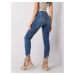 SVETLOMODRÉ DÁMSKE SKINNY DŽÍNSY D85019T62125M246-BLUE