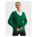 Green women's sweater TOP SECRET - Women