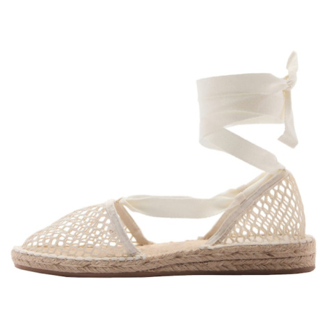 MANGO Espadrilky 'Alberta'  krémová