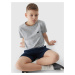 Boys' Plain T-Shirt 4F - Grey