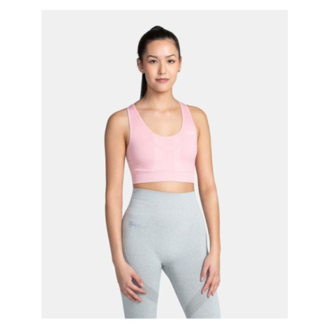 Women's seamless sports bra KILPI WINIE-W Light pink