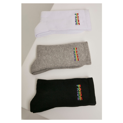 Pride Socks 3-Pack wht/gry/blk