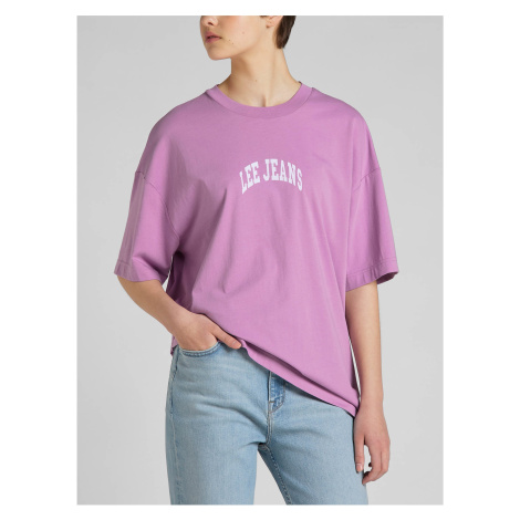 Ružové dámske oversize tričko Lee